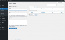 Page screenshot: Print → Article Statuses