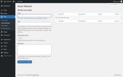 Page screenshot: Print → Issue Statuses