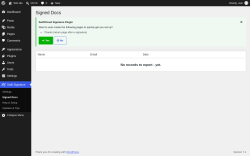 Page screenshot: Swift Signature &rarr; Signed Docs