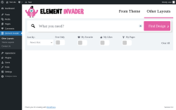 Page screenshot: Element Invader