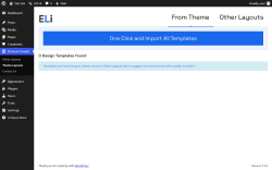 Page screenshot: Element Invader &rarr; Theme Layouts
