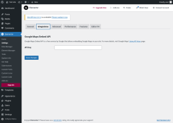 Page screenshot: Elementor → Settings → Integrations