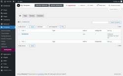 Page screenshot: Templates → Add New