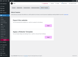 Page screenshot: Elementor &rarr; Tools &rarr; Website Templates