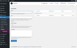 Page screenshot: Templates &rarr; Categories