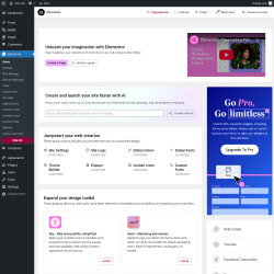 Page screenshot: Elementor