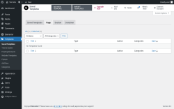 Page screenshot: Templates &rarr; Add New &rarr; Page