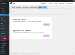 Page screenshot: Elementor &rarr; Tools &rarr; Website Templates
