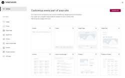 Page screenshot: Templates &rarr; Theme Builder