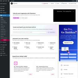 Page screenshot: Elementor
