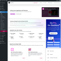 Page screenshot: Elementor