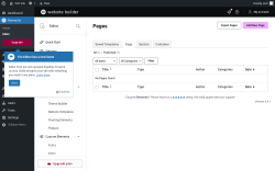 Page screenshot: Templates &rarr; Page