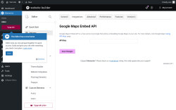Page screenshot: Elementor &rarr; Editor &rarr; Settings &rarr; Integrations