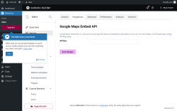 Page screenshot: Elementor &rarr; Editor &rarr; Settings &rarr; Integrations