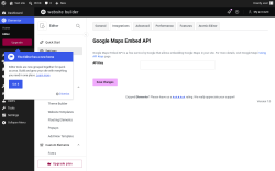 Page screenshot: Elementor &rarr; Editor &rarr; Settings &rarr; Integrations