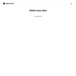 Page screenshot: Elementor &rarr; Upgrade