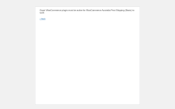 Page screenshot: WordPress › Error