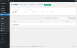 Page screenshot: Email Subscribers → Audience