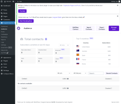 Page screenshot: Icegram Express → Audience