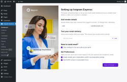 Page screenshot: Dashboard ‹ Test site — WordPress