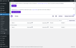 Page screenshot: Icegram Express &rarr; Forms