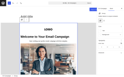 Page screenshot: Icegram Express &rarr; Email Editor Beta