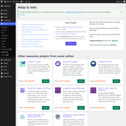 Page screenshot: Icegram Express &rarr; Help & Info