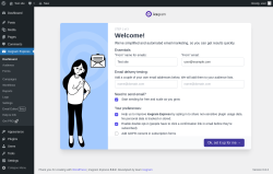 Page screenshot: Dashboard ‹ Test site — WordPress
