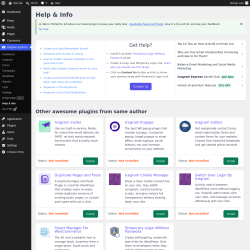 Page screenshot: Icegram Express &rarr; Help & Info