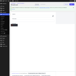 Page screenshot: Icegram Express &rarr; Broadcast