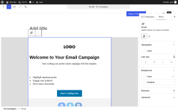 Page screenshot: Icegram Express &rarr; Email Editor Beta