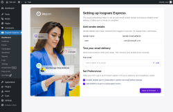 Page screenshot: Dashboard ‹ Test site — WordPress