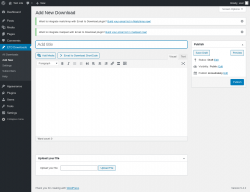 Page screenshot: ETD Downloads &rarr; Add New