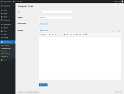 Page screenshot: Email Tracker → Compose Email