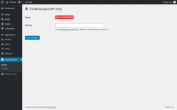 Page screenshot: EmailOctopus