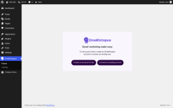 Page screenshot: EmailOctopus
