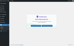 Page screenshot: Forms &lsaquo; Test site &mdash; WordPress