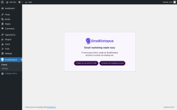 Page screenshot: Forms &lsaquo; Test site &mdash; WordPress