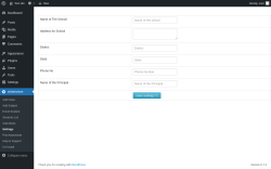 Page screenshot: eMarksheet → Settings