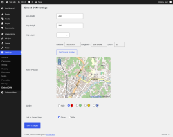 Page screenshot: Settings &rarr; Embed OSM
