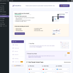 Page screenshot: EmbedPress