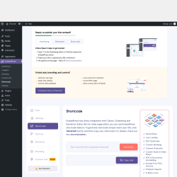 Page screenshot: EmbedPress → Shortcode