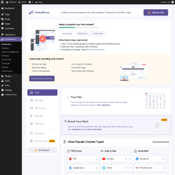 Page screenshot: EmbedPress