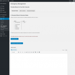Page screenshot: Users &rarr; EM &ndash; Emergency Management
