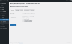 Page screenshot: Emergency Mgmt. &rarr; 2FA Login