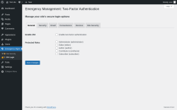Page screenshot: Emergency Mgmt. &rarr; 2FA Login