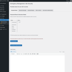 Page screenshot: Emergency Mgmt.
