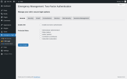 Page screenshot: Emergency Mgmt. &rarr; 🔐📱 2FA Login