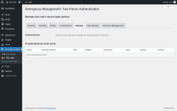 Page screenshot: Emergency Mgmt. &rarr; 🔐📱 2FA Login &rarr; 
					Devices				