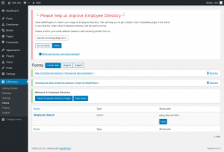 Page screenshot: EDirectory → Forms